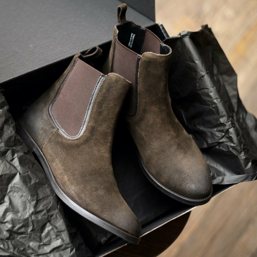 Thursday Boot Co. Duchess Dark Brown Suede Boots